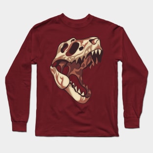 Dinosaur skull Long Sleeve T-Shirt